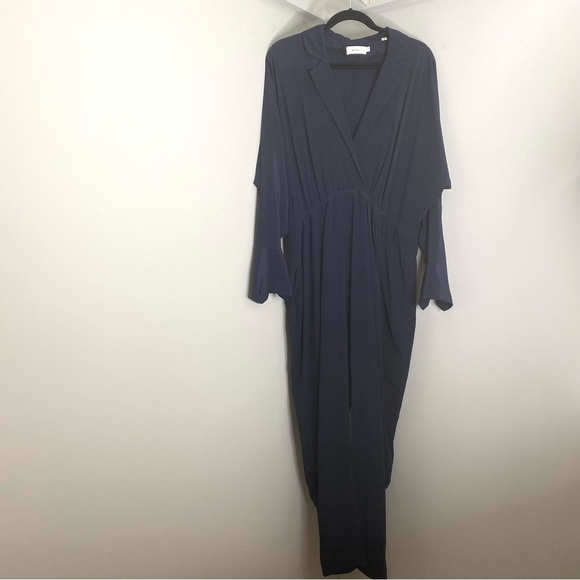 A.L.C. Neymar Navy Blue Silk Jumpsuit SZ 10 NEW!!! - Picture 5 of 8